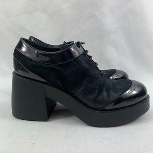 STRATEGIA Women's Elettra Black Velour Booties